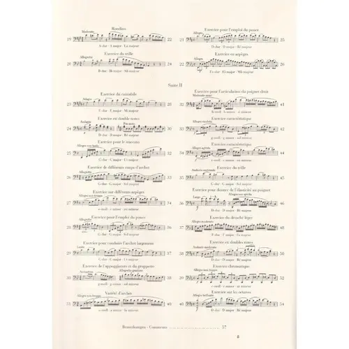 40 Etudes for Violoncello solo op. 31