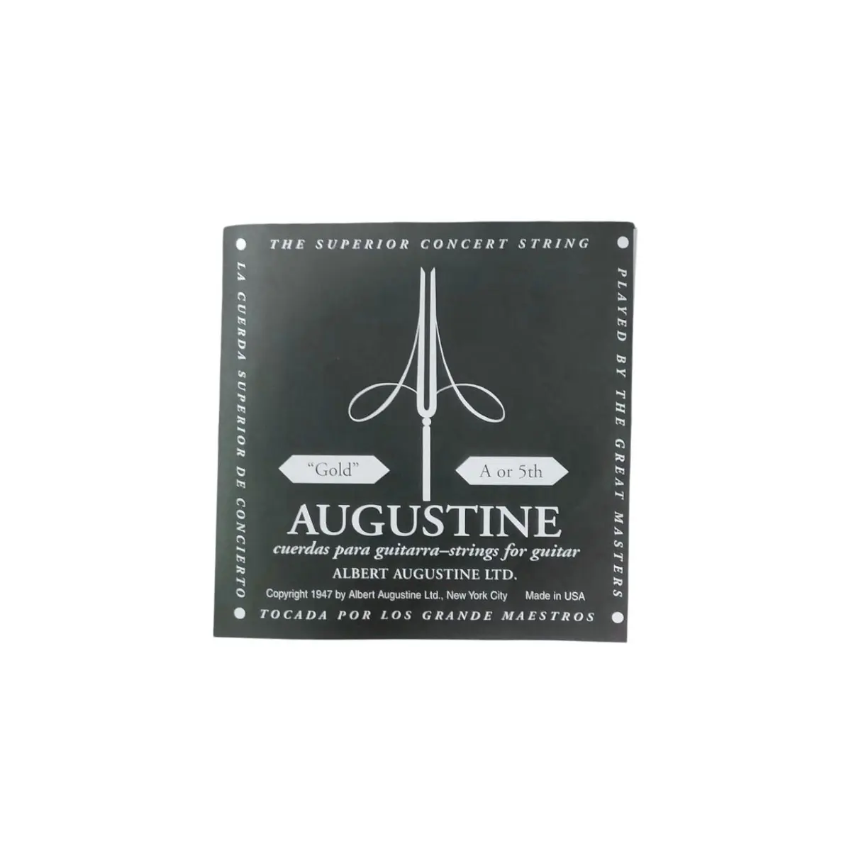 Corda Avulsa La (5a) para violão nylon Augustine Classic Gold - tensão media