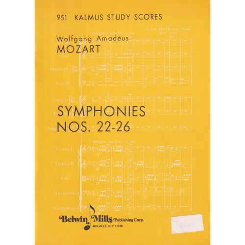 Symphonies N.22-26 - Kv 162, 181, 182, 183, 184