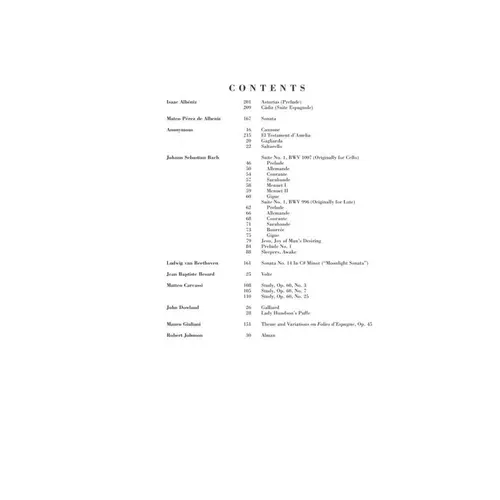 Masterworks For Guitar