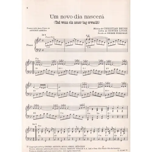 Um Novo Dia Nascerá (Und Ween Ein Neuer Tag Erwacht)