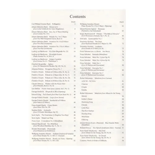60 Famous Classical Piano Solos