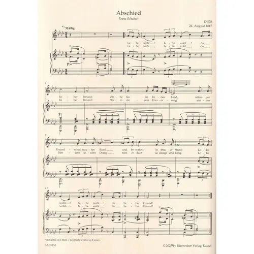 Lieder Low Voice Vol.11