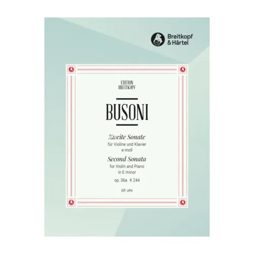 Sonata No. 2 in E minor Op. 36a K 244
