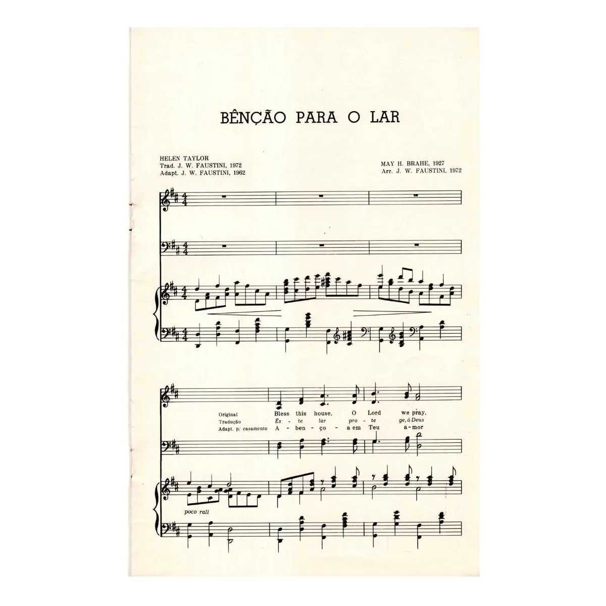 Ah! Mamãe que me escutaes