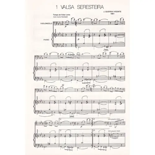 Cenas cariocas para violoncelo e piano
