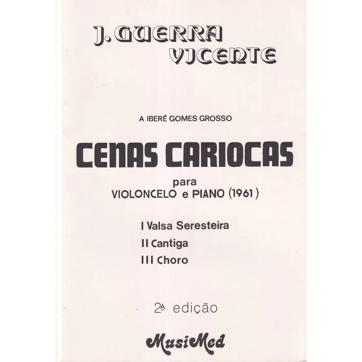 Cenas cariocas para violoncelo e piano