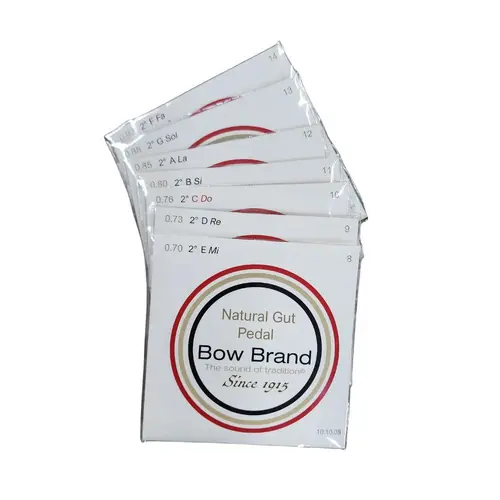 Corda para harpa de pedal natural gut standard Bow Brand - Segunda Oitava E-F