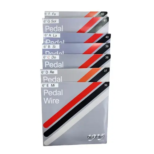 Corda para harpa de pedal aço Bow Brand - Sexta Oitava E-F