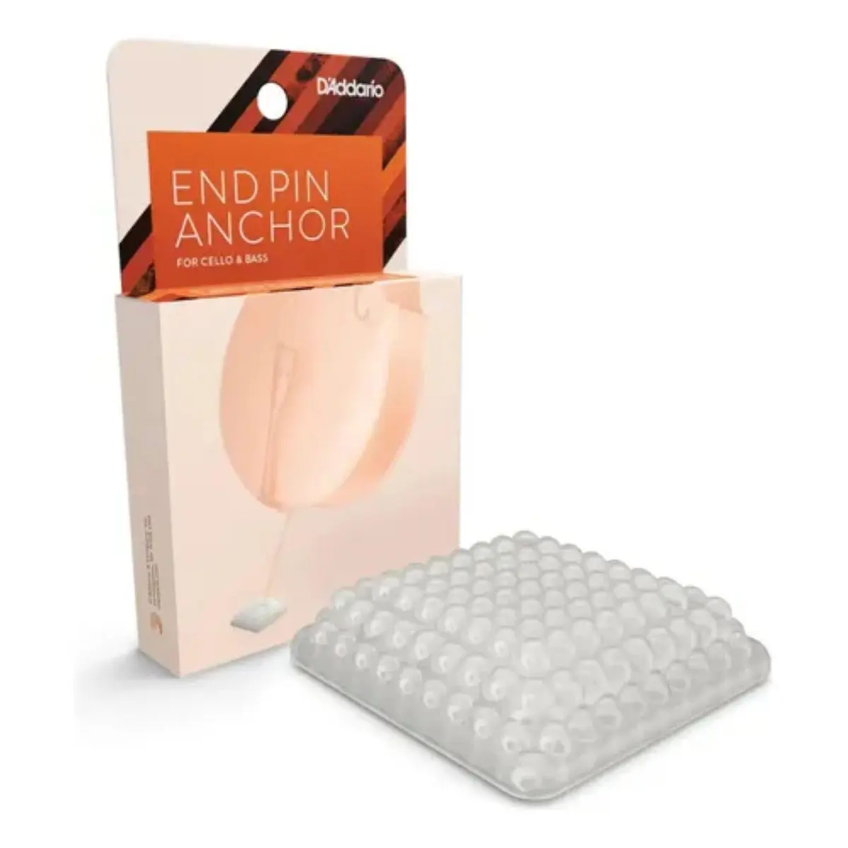 Apoio de Espigão D'Addario Endpin Anchor EPA-CL Transparente