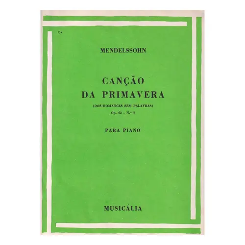 Canção Da Primavera Op.62 N.6