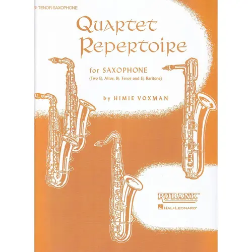 Quartet Repertoire For Sax-Bb Tenor Saxophone