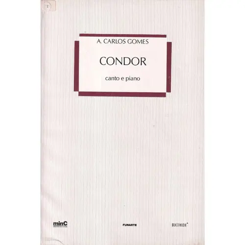 Condor - Opera Completa - canto e piano