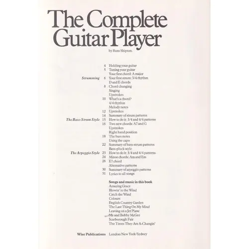 Complete Guitar Player Bks.1,2,3 ,4