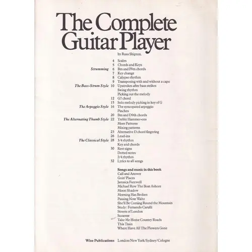 The Complete Guitar Player Book 3