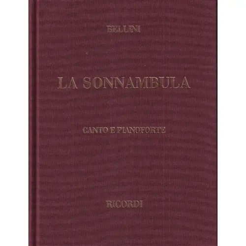 La Sonnambula - Opera Completa - Vocal Score