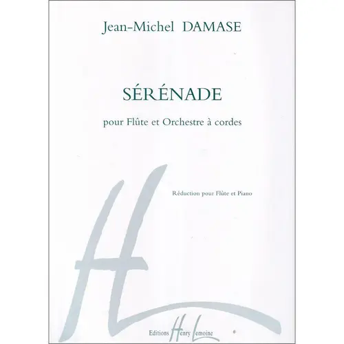 Serenade Pour Flute Et Orchestre A Cordes - Reduciton Pour Flute Et Piano