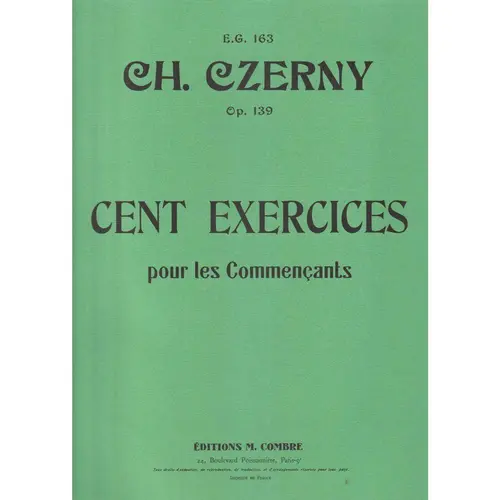 Cent Exercices pour les Commençants Op.139
