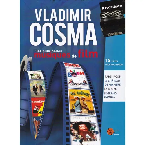 Ses plus belles musiques de film pour accordéon
