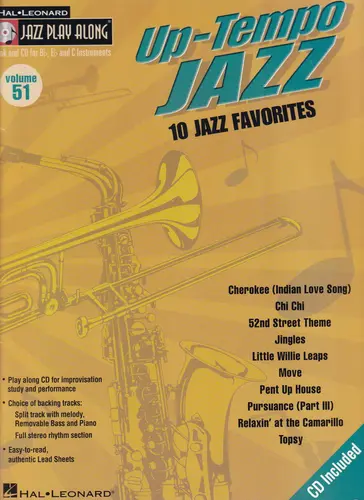 Up-Tempo Jazz - Jazz Play Along Vol.51