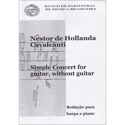 Simple Concert For Guitar, Without Guitar - Redução Para Harpa E Piano