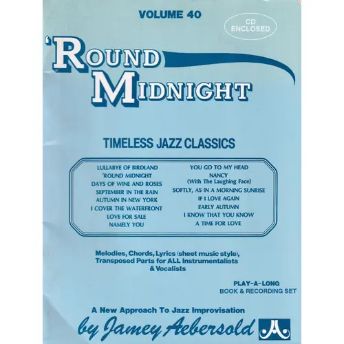 Ja040 - `Round Midnight  - Jamey Aebersold Jazz