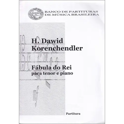Fábula Do Rei Para Tenor E Piano