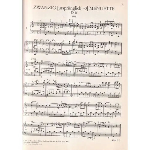 Samtliche Tanze Fur Klavier - Vol.2