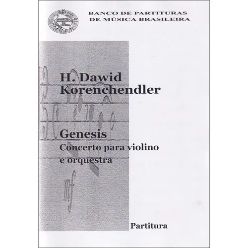 Genesis - Concerto Para Violino E Orquestra  ( regente )