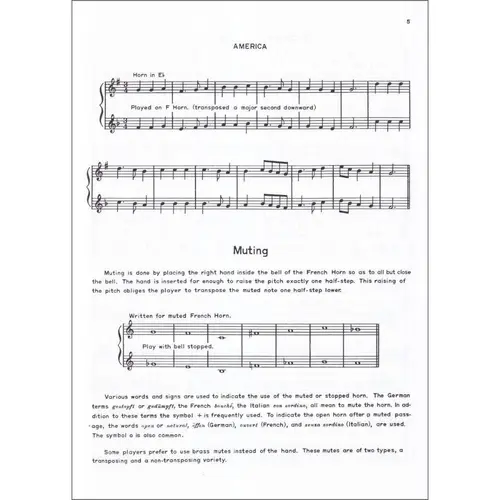 Rubank Advanced Method - French Horn In F Or E-Flat, Vol. 1