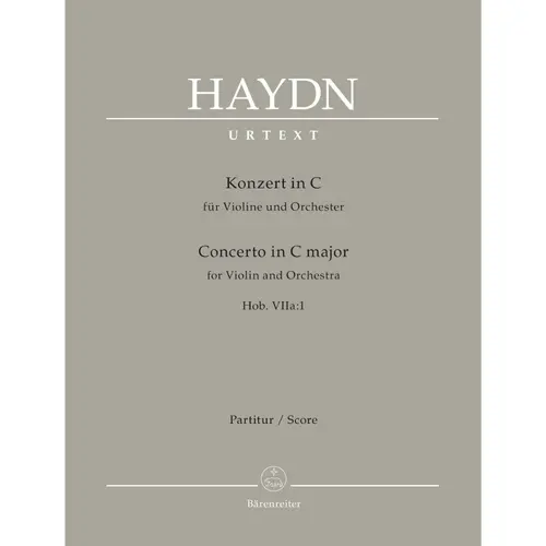 Konzert In C Fur Violine Und Orchestr - Hob. Vii A:1 - Utext - 2 regentes + partes