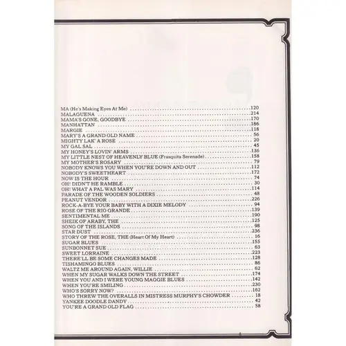 Songs from The Golden Era - 1900-1929