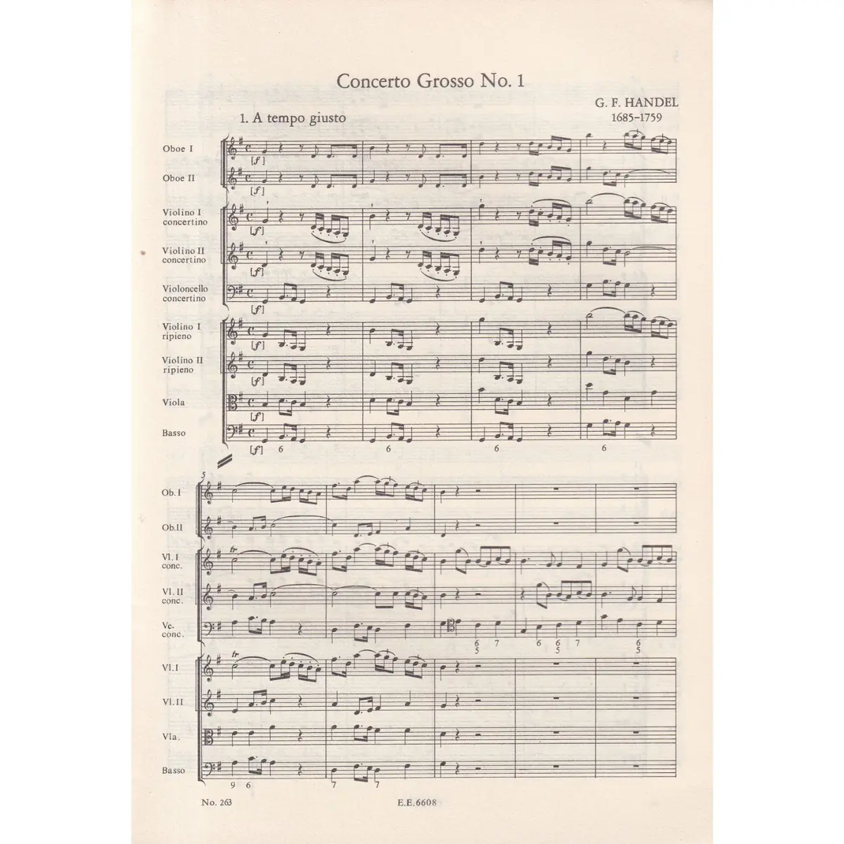 Concerto Grosso G Major   Op.6 N.1