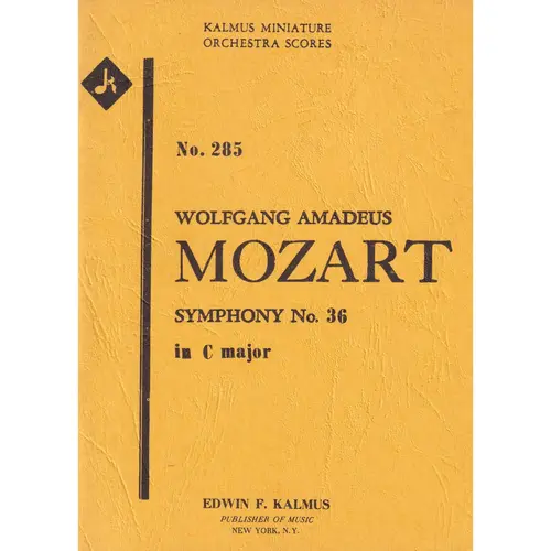 Symphony N.36 In C Major (partitura de bolso)