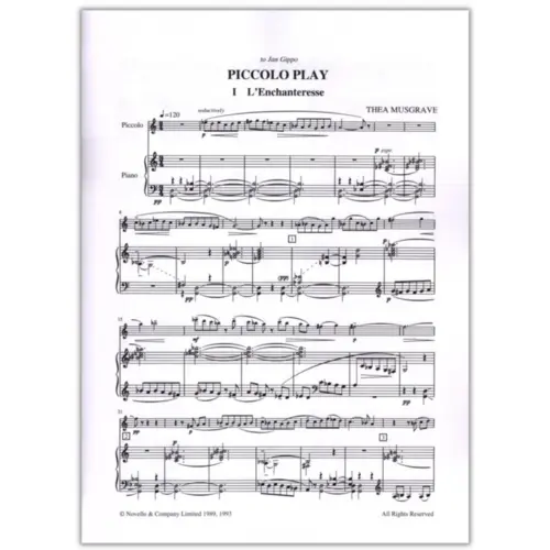 Piccolo Play In Homage To Couperin