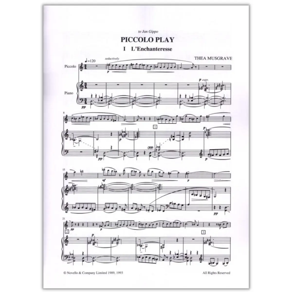 Piccolo Play In Homage To Couperin