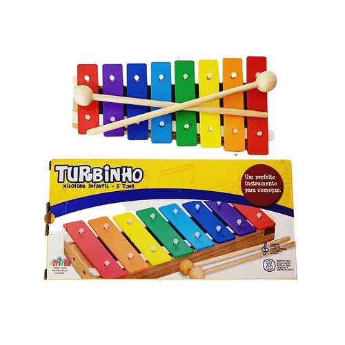 Metalofone infantil 15 teclas Turbo Music