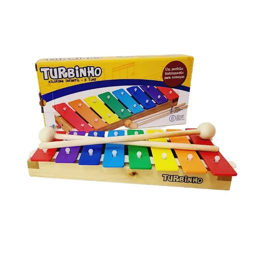 Metalofone infantil 15 teclas Turbo Music
