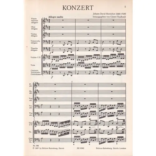 Concerto For Flute, Oboe E Cordas