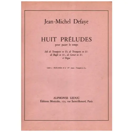 Huit Preludes - Vol.2