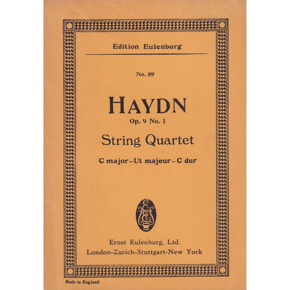 String Quartet C Major - Op.9 N.1