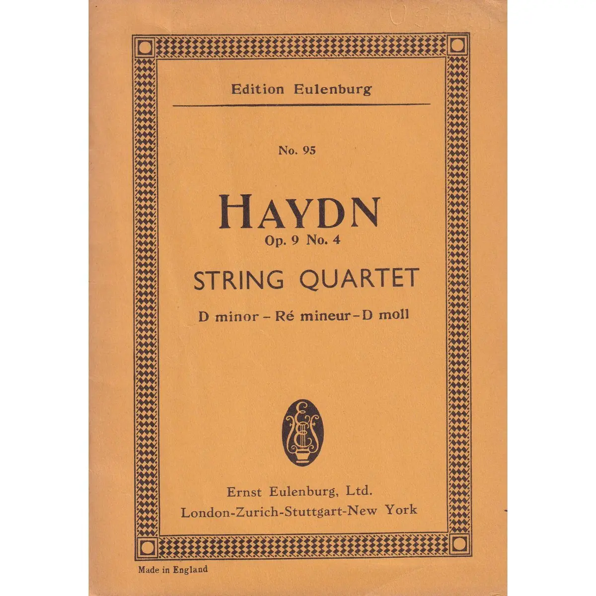 String Quartet D Minor - Op.9 N.4