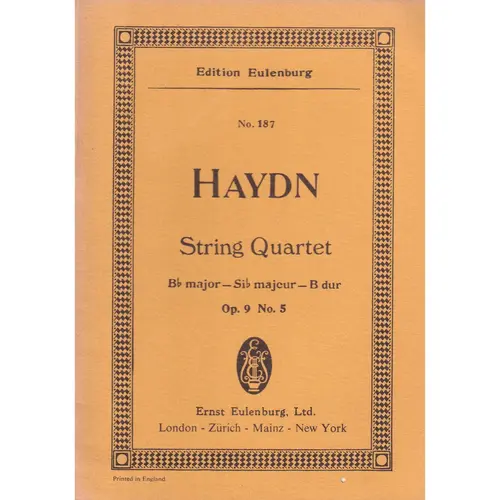 String Quartet Bb Major - Op.9 N.5