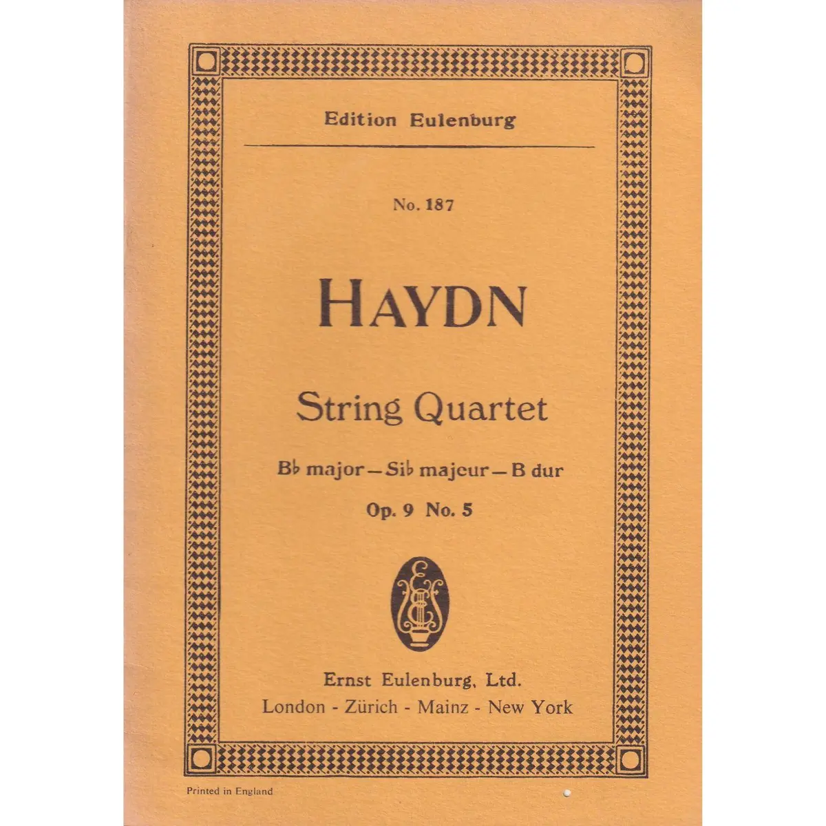 String Quartet Bb Major - Op.9 N.5