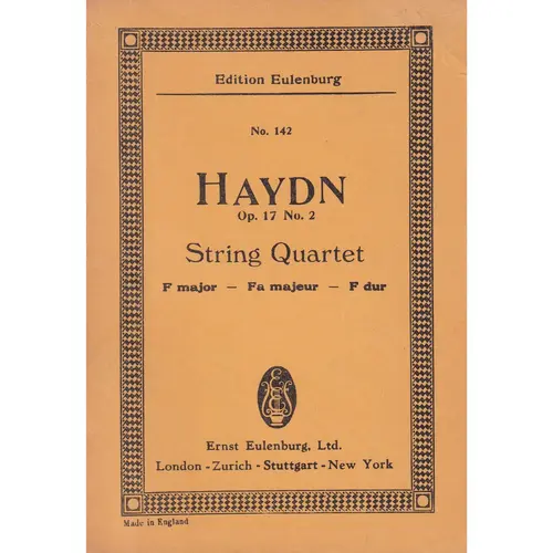 String Quartet F Major - Op.17 N.2