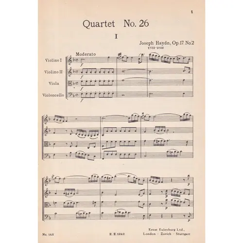 String Quartet F Major - Op.17 N.2
