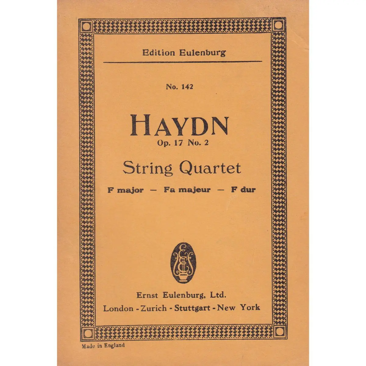 String Quartet F Major - Op.17 N.2