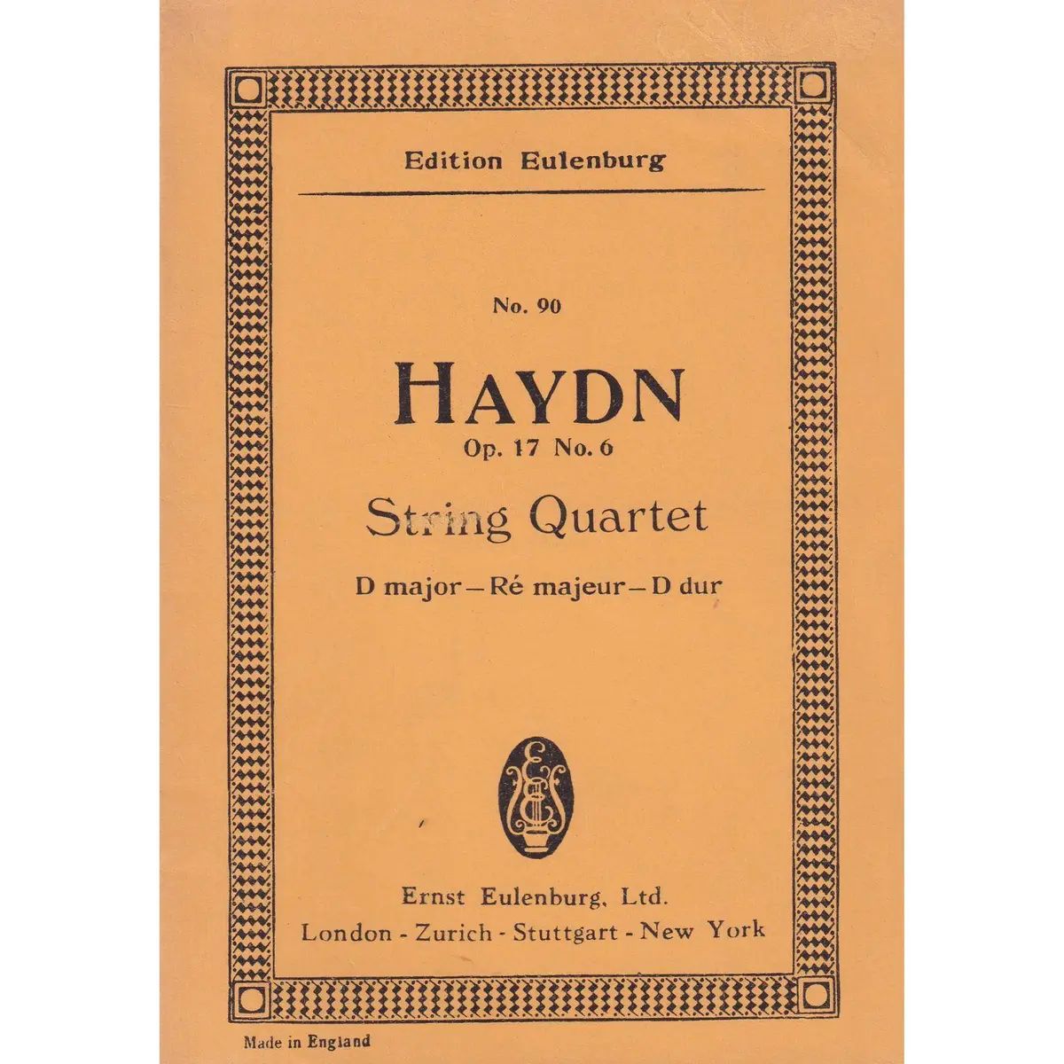String Quartet D Major - Op.17 N.6