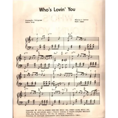 Who's lovin` you