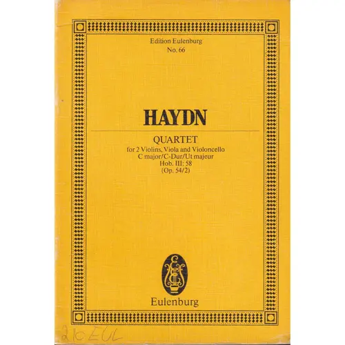 String Quartet C Major -  Op.54 N.2